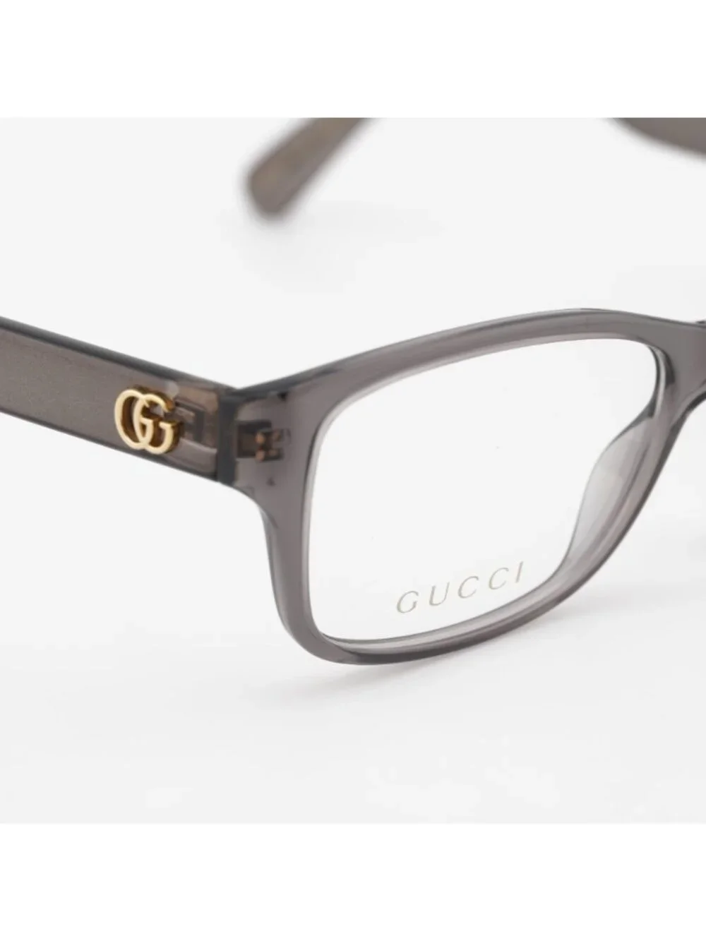 Gucci GG0716O 003 Eyeglasses Grey 53mm Rectangle Frame